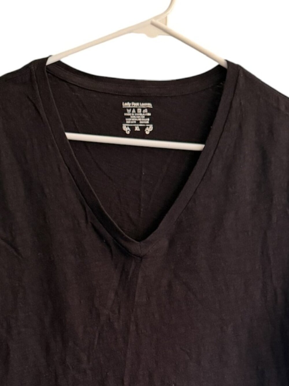 Lady Foot Locker Black Short Sleeve Cotton T-Shirt - Picture 4 of 5